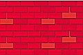 Dormer Roof (red). Use the text link below to download this graphic in the correct scale for your project